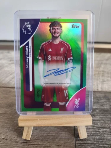 Harvey Elliott 2025 Topps Premier League Refractor /99