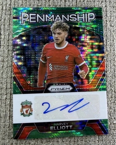 Harvey Elliott 2024 Panini Prizm Green Pulsar