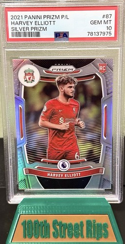Harvey Elliott 2021 Panini Prizm Premier League Silver #87