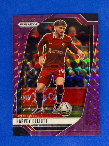 Harvey Elliott 2024 Panini Prizm Purple Mosaic /246