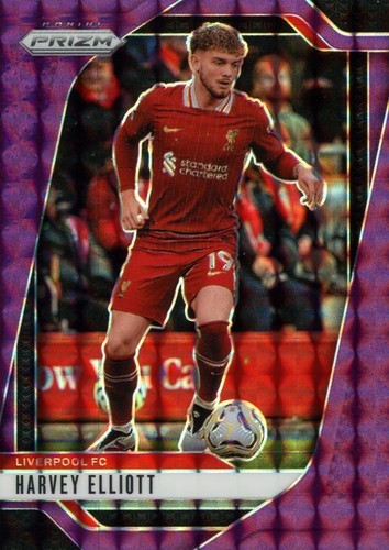 Harvey Elliott 2024 Panini Prizm Purple Mosaic /249