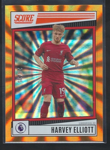 Harvey Elliott 2022 Panini Score Orange Laser /35