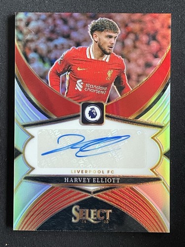 Harvey Elliott 2024 Panini Seleziona Firme Argento