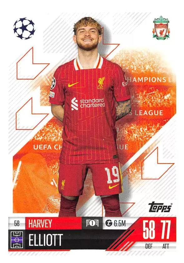 Harvey Elliott 2024 Topps Match Attax UEFA Club Competitions