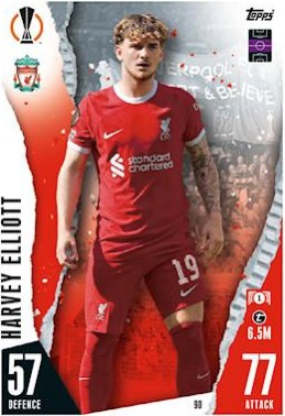 Harvey Elliott 2023 Topps Match Attax UEFA Club Competitions
