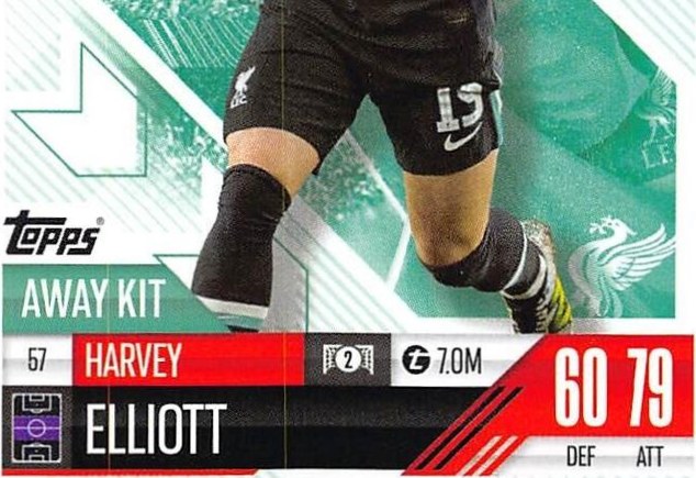 Harvey Elliott 2024 Topps Match Attax UEFA Club Competitions Extra