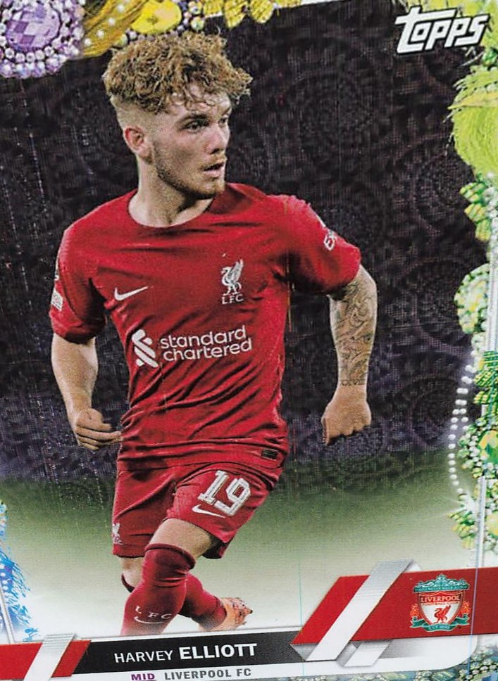 Harvey Elliott 2022 Topps UEFA Club Competitions Carnaval Edition