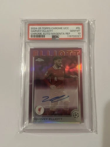 Harvey Elliott 2024 Topps UCC Lava Refractor /75
