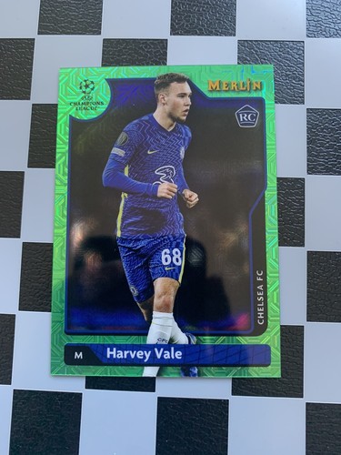 Harvey Vale 2021 Topps Merlin Chrome Green /99