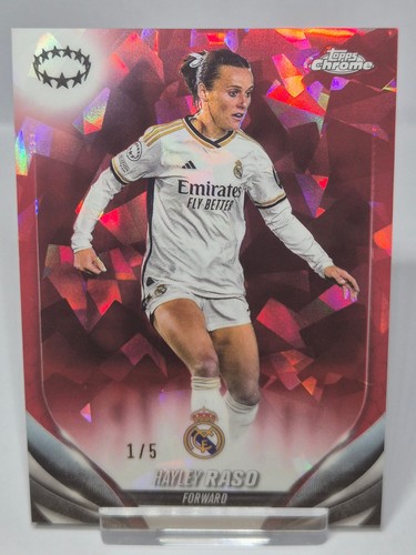 Hayley Raso 2023 Topps Chrome Black /5