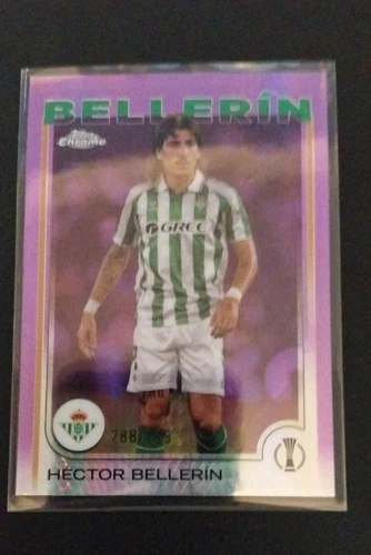 Héctor Bellerin 2024 Topps Cromo UEFA Clubes Competiciones Prisma Violeta