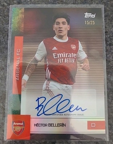 Hector Bellerin 2025 Topps Arsenal Team Set /25