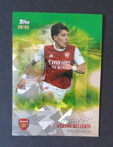 Hector Bellerin 2025 Topps Arsenal Team Set Cracked Ice /99