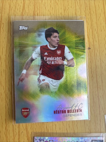 Hector Bellerin 2025 Topps Arsenal Team Set Gold /49