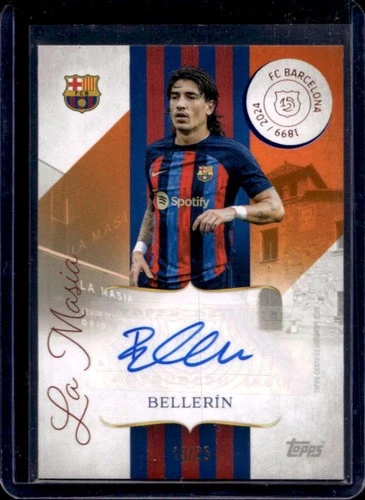 Hector Bellerin 2024 Topps FC Barcelona 125th Orange /25