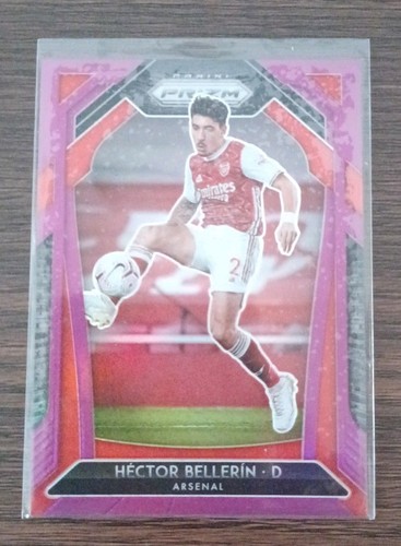 Hector Bellerin 2020 Panini Prizm Premier League Purple Prizm /99