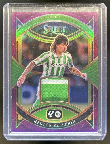 Hector Bellerin 2024 Panini Select Purple Prizm /49
