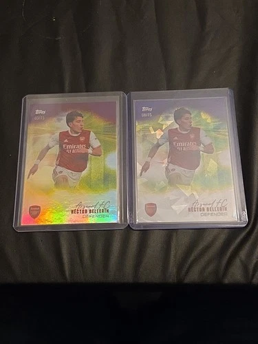 Hector Bellerin 2025 Topps Cracked Ice /75