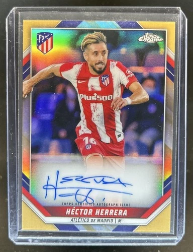 Hector Herrera 2021 Topps Chrome Gold Refractor /10