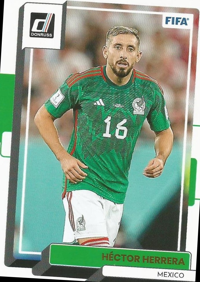 Hector Herrera 2022 Panini Donruss Soccer 80
