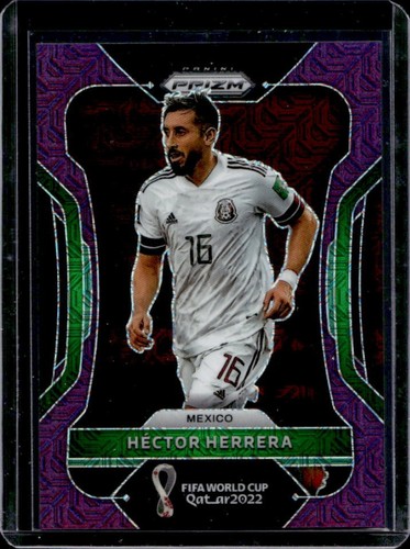 Hector Herrera 2022 Panini Prizm Purple Mojo /49