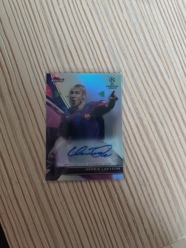Henrik Larsson 2021 Topps Finest