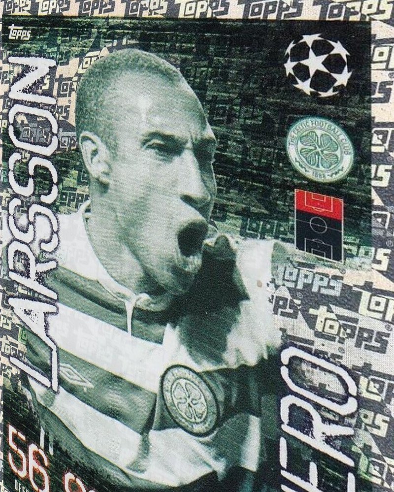 Henrik Larsson 2023 Topps Match Attax UEFA Club Competitions