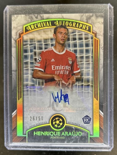 Henrique Araujo 2022 Topps Museum Gold /50