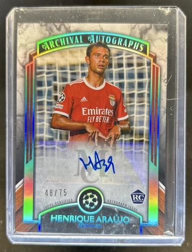 Henrique Araujo 2022 Topps Museum Sapphire /75