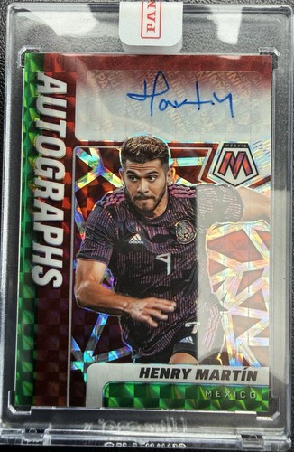 Henry Martin 2021 Panini Mosaic FIFA Red Fusion