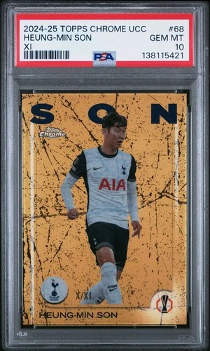 Heung-Min Son 2024 Topps Chrome Roman Numerals /11