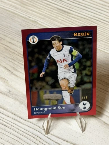 Heung-min Son 2024 Topps Merlin Chrome /5