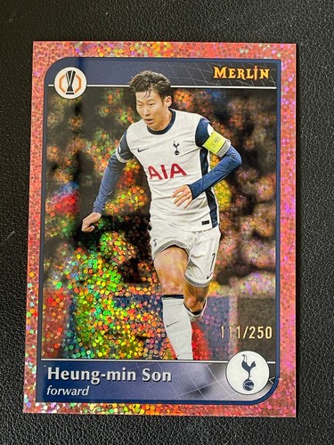 Heung-min Son 2024 Topps Merlin Chrome Gold Rose /250