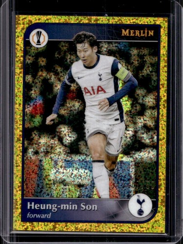 Heung-min Son 2024 Topps Merlin Chrome Gold Speckle Refractor /50