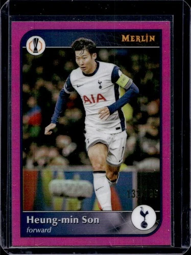 Heung-min Son 2024 Topps Merlin Chrome Pink Refractor /199