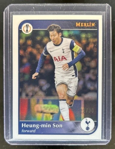 Heung-min Son 2024 Topps Merlin Chrome UEFA Pearl Refractor /30