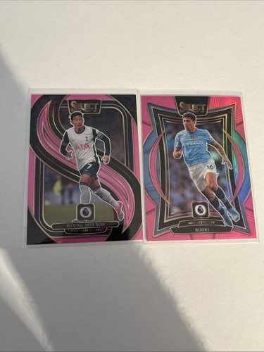 Heung-min Son / Rodri 2024 Panini Select Pink /99