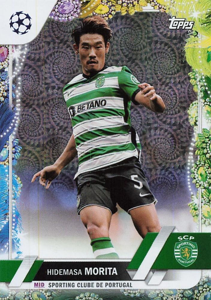 Hidemasa Morita 2022 Topps UEFA Club Competitions Carnaval Edition