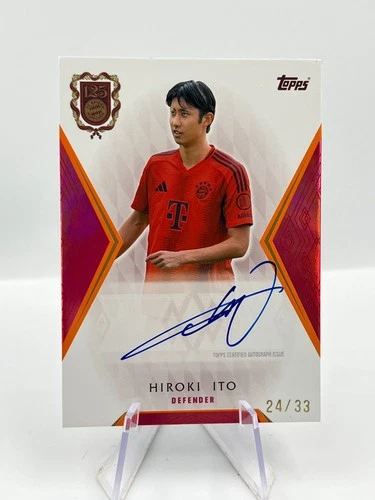 Hiroki Ito 2024 Topps 125 anni Bayern Monaco /33