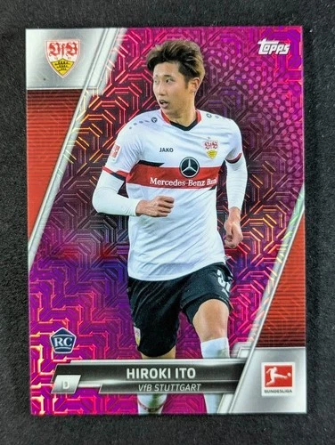 Hiroki Ito 2021 Panini Chrome Pink Mojo Refractor 222/299