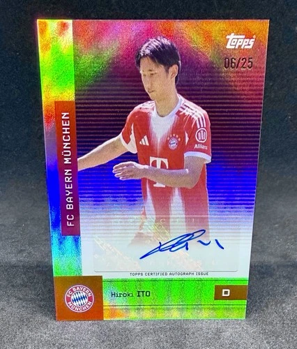 Hiroki Ito 2025 Topps FC Bayern München Team Set Orange /25