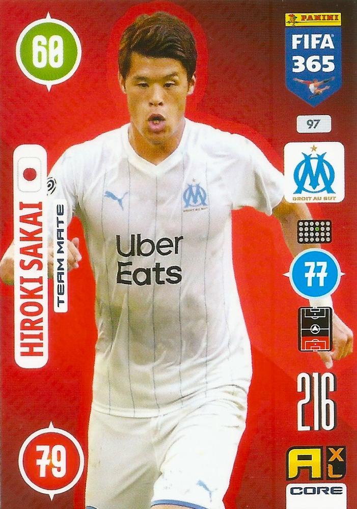 Hiroki Sakai 2021 Panini Adrenalyn XL FIFA 365