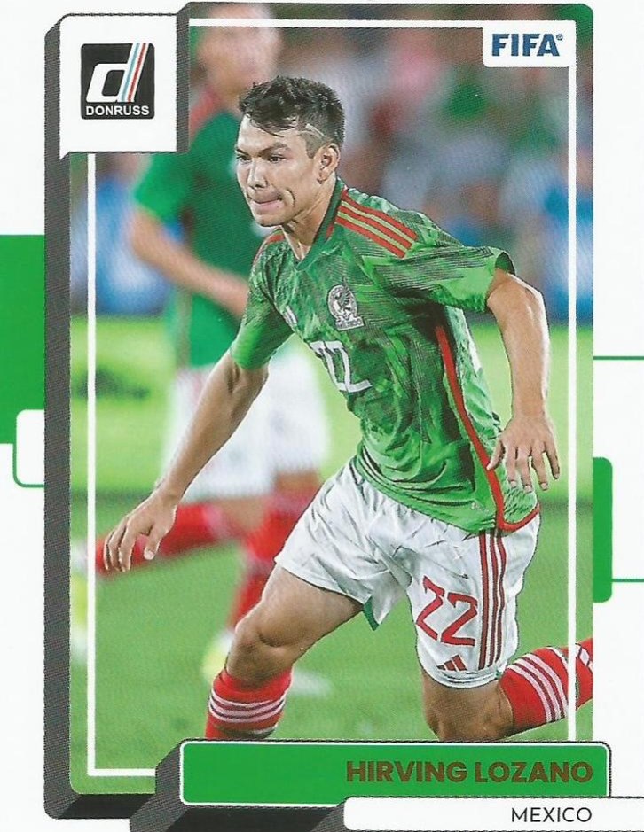 Hirving Lozano 2022 Panini Donruss Soccer 81
