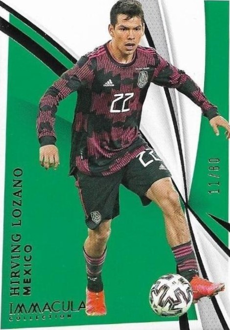 Hirving Lozano 2021 Panini Immaculate Collection