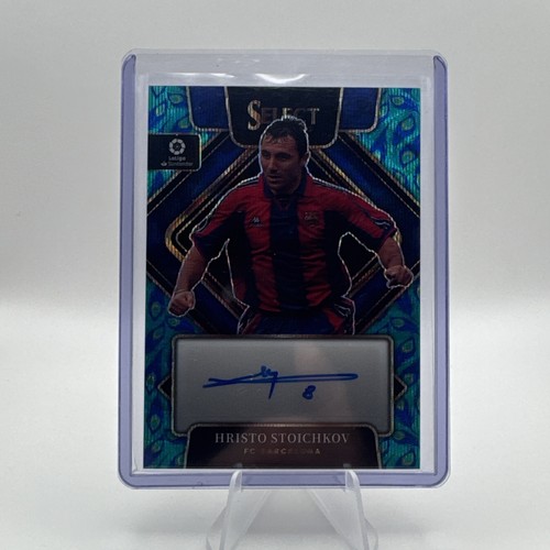 Hristo Stoichkov 2022 Panini Select Peacock Prizm