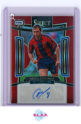 Hristo Stoichkov 2023 Panini Select Red