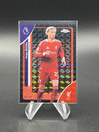 Hugo Ekitike 2025 Topps Chrome /10