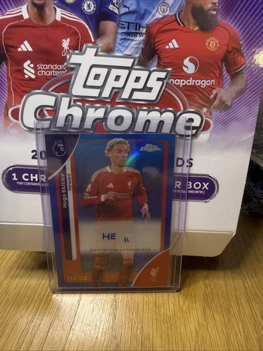 Hugo Ekitike 2026 Topps Chrome /150