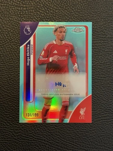 Hugo Ekitike 2026 Topps Chrome /199