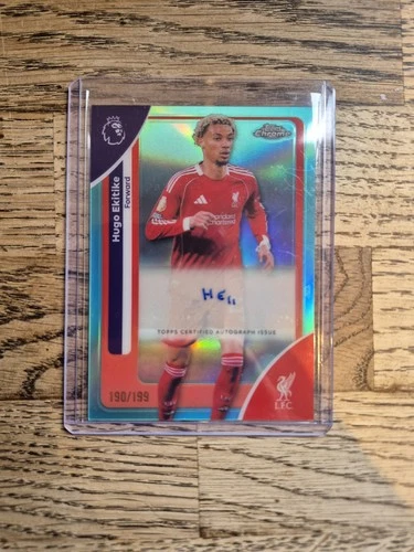 Hugo Ekitike 2025 Topps Chrome /199